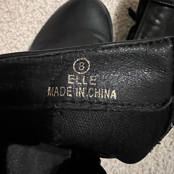 WOMENS SOLE CHAIN BASIA BLACK ANKLE BOOT 🥾 - Picture 5 of 8